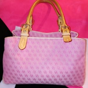 Dooney & Bourke PINK Logo DB purse handbag Pretty